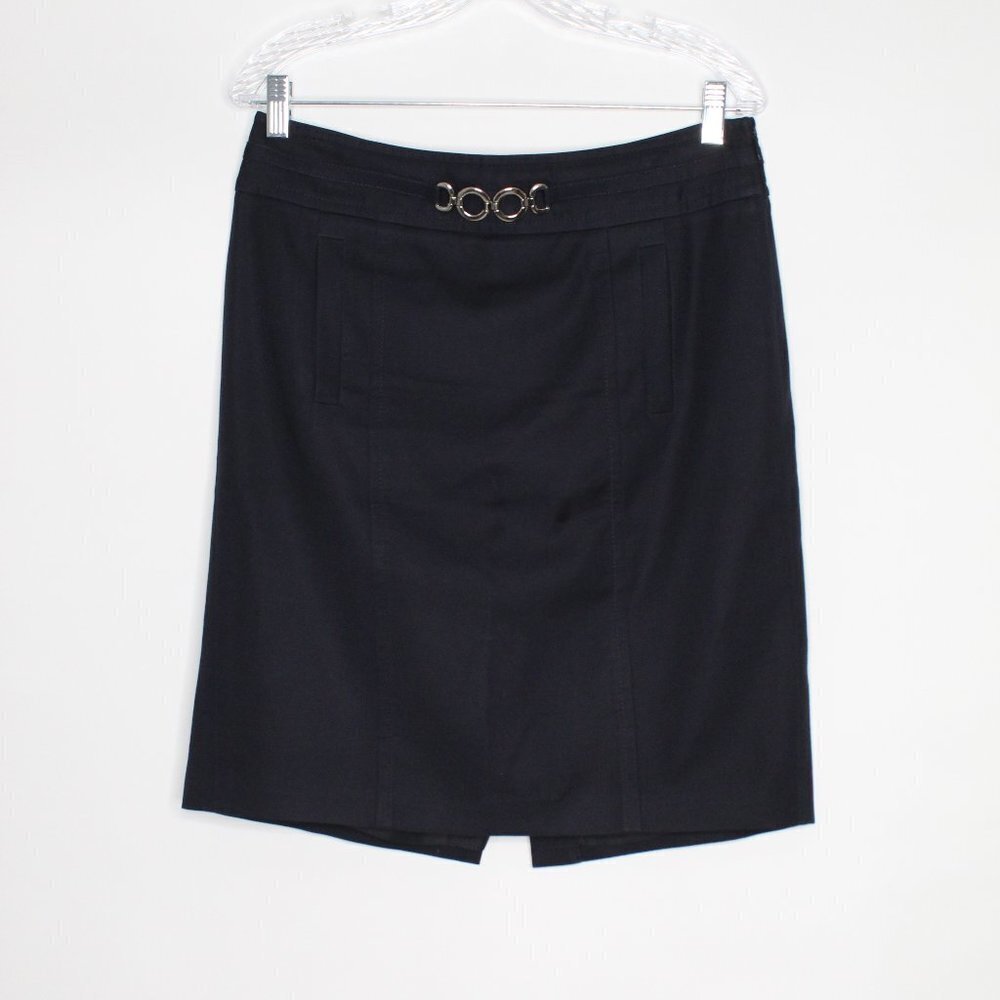 Ann Taylor Navy Pencil Skirt